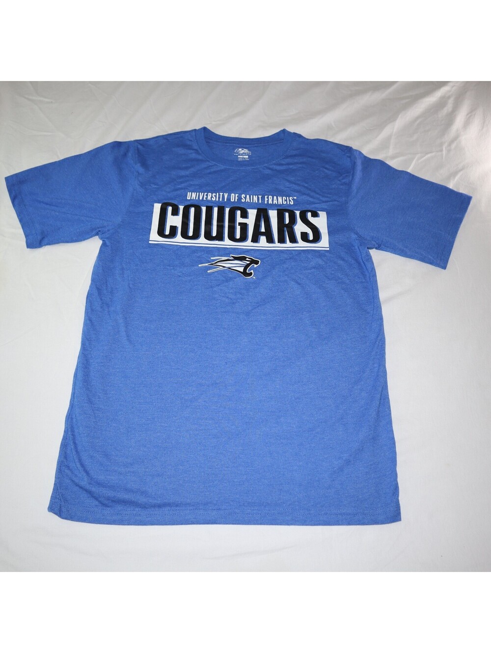 PEL ATHLETIC Men's T-Shirt University of Saint Francis Cougars Size S Blue